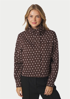 Callisa dot jakke Brown Neo Noir